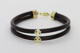 Pulseira Sinergia Giratória Couro